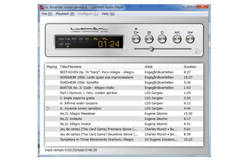 高音質音楽再生ソフトLUXMAN Audio Player